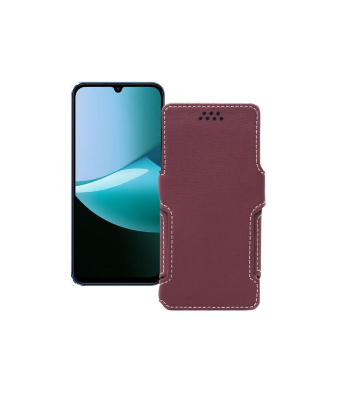 Чохол-книжка з екошкіри для телефону Xiaomi Redmi 15C