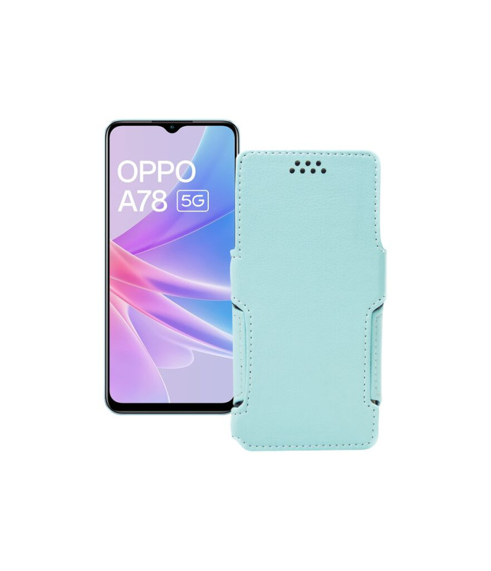 Чохол-книжка з екошкіри для телефону OPPO A78 5G