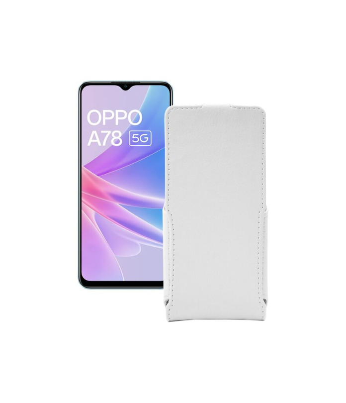 Чохол-флип з екошкіри для телефону OPPO A78 5G