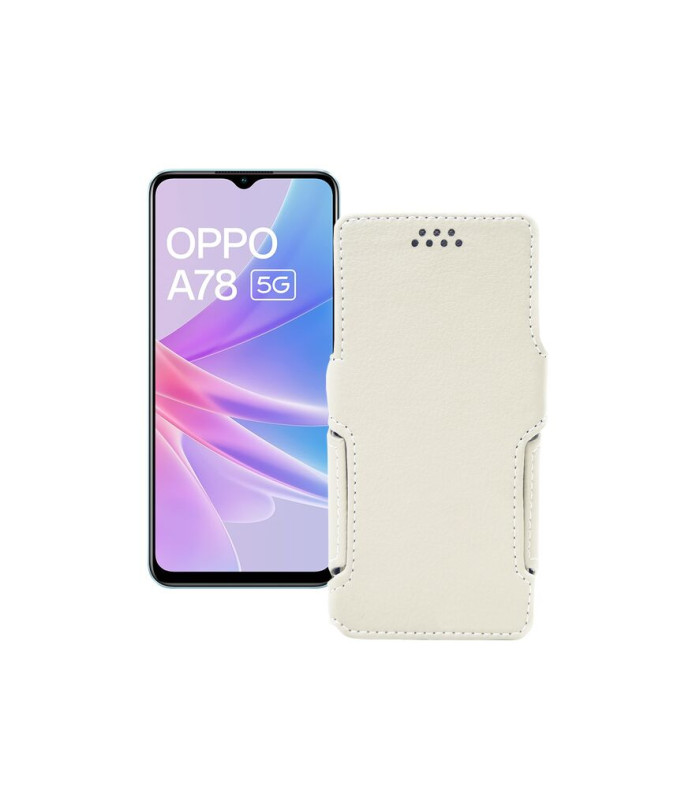 Чохол-книжка з екошкіри для телефону OPPO A78 5G