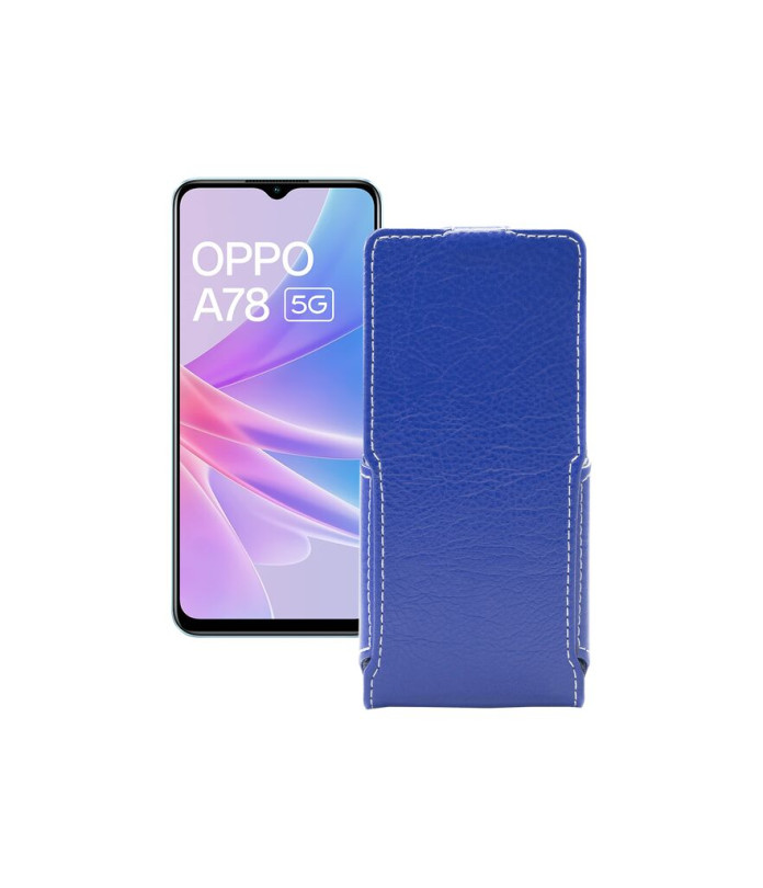 Чохол-флип з екошкіри для телефону OPPO A78 5G