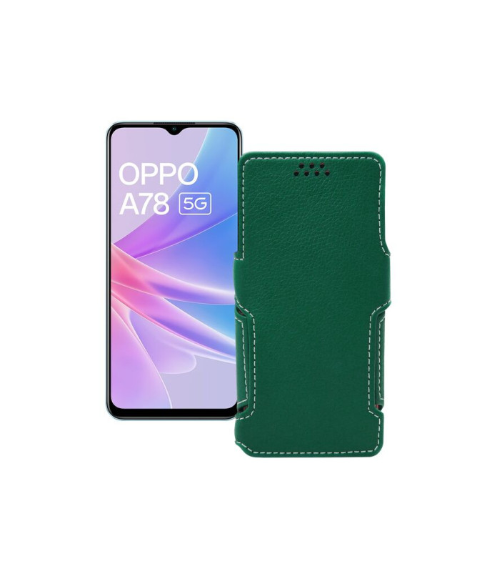 Чохол-книжка з екошкіри для телефону OPPO A78 5G