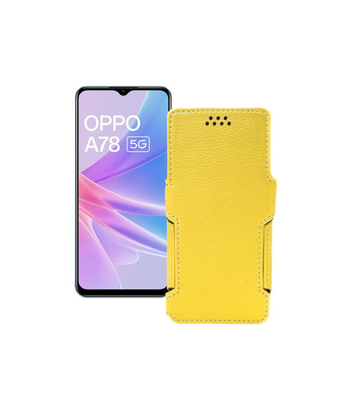 Чохол-книжка з екошкіри для телефону OPPO A78 5G