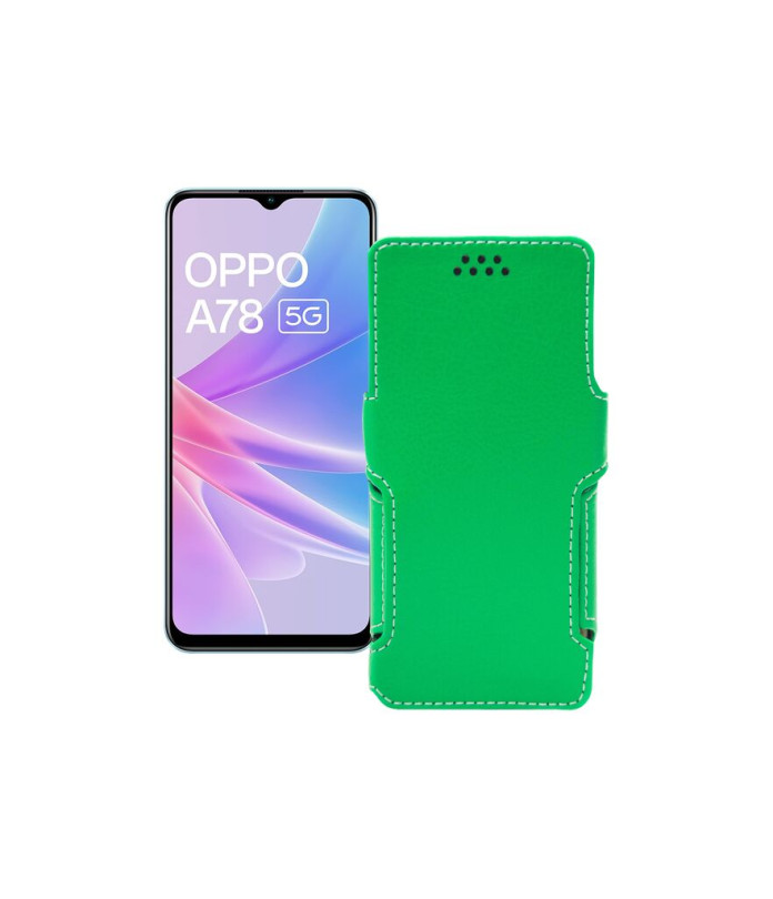 Чохол-книжка з екошкіри для телефону OPPO A78 5G