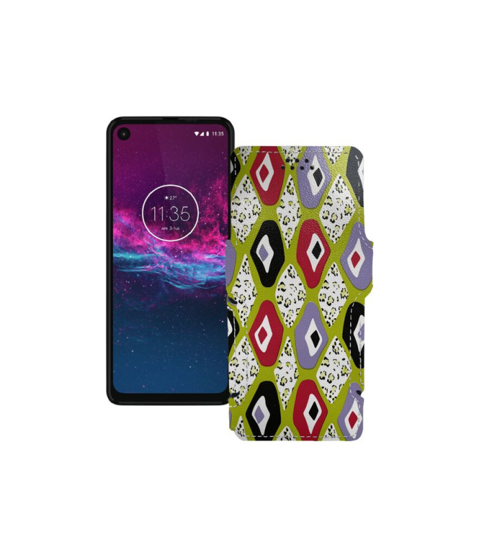 Чохол-книжка з екошкіри для телефону Motorola One (xt1941-4)