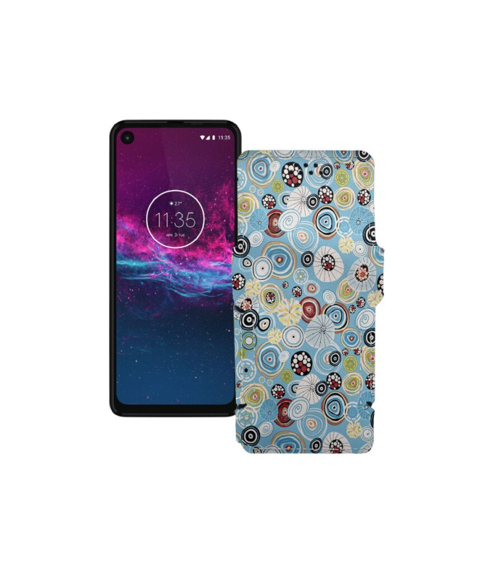 Чохол-книжка з екошкіри для телефону Motorola One (xt1941-4)