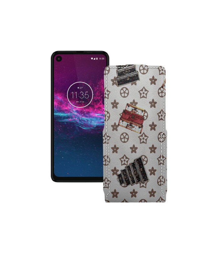 Чохол-флип з екошкіри для телефону Motorola One (xt1941-4)