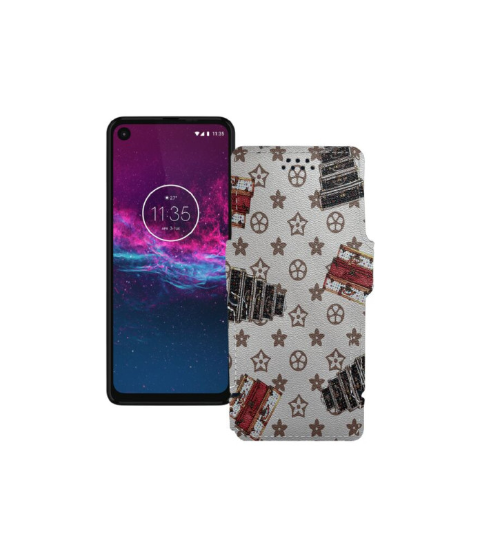 Чохол-книжка з екошкіри для телефону Motorola One (xt1941-4)