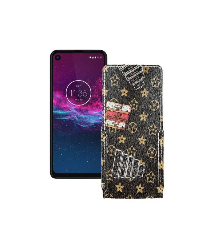 Чохол-флип з екошкіри для телефону Motorola One (xt1941-4)