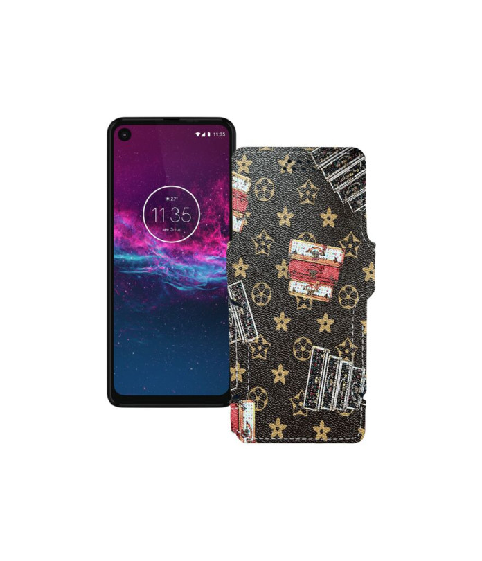 Чохол-книжка з екошкіри для телефону Motorola One (xt1941-4)