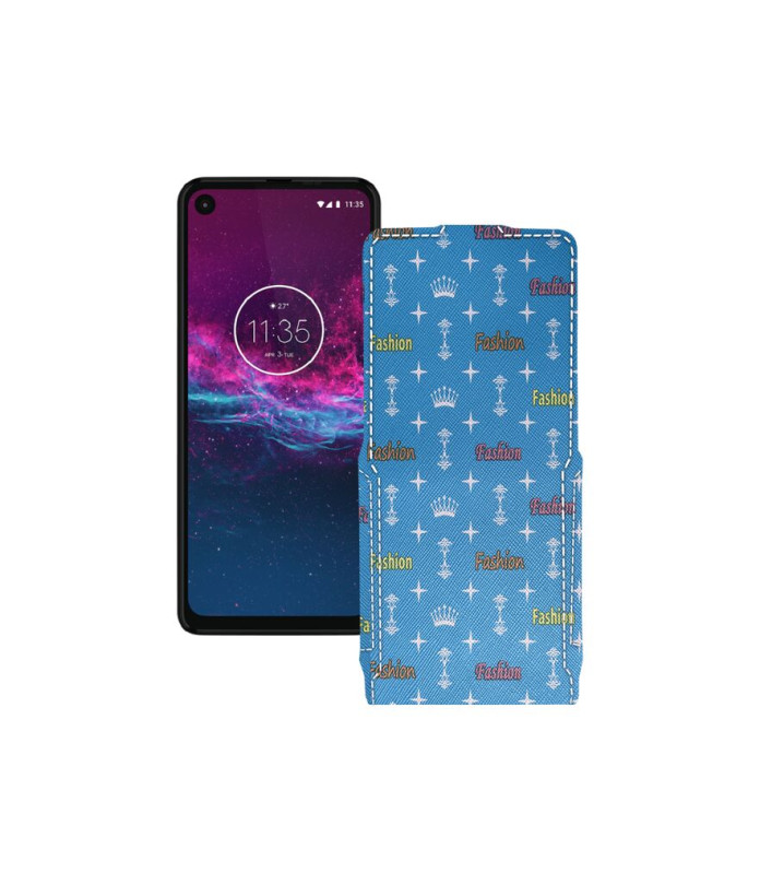 Чохол-флип з екошкіри для телефону Motorola One (xt1941-4)