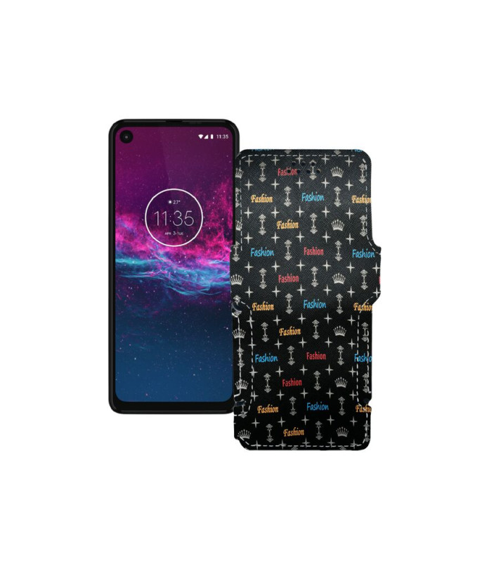 Чохол-книжка з екошкіри для телефону Motorola One (xt1941-4)