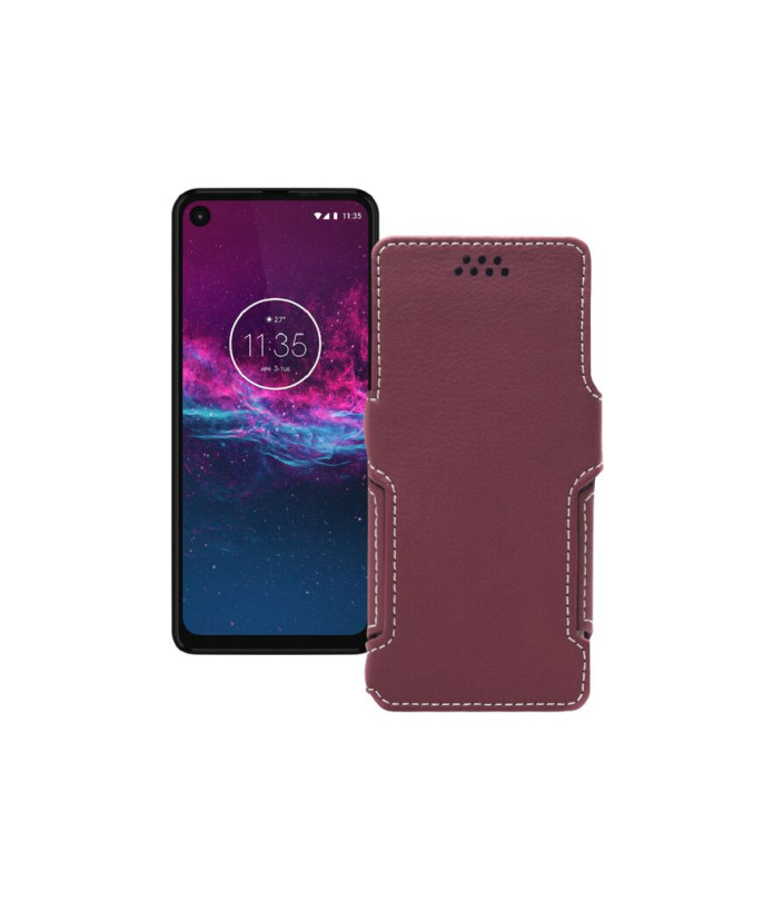 Чохол-книжка з екошкіри для телефону Motorola One (xt1941-4)