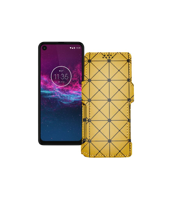 Чохол-книжка з екошкіри для телефону Motorola One (xt1941-4)