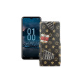 Чохол-флип з екошкіри для телефону Nokia G100