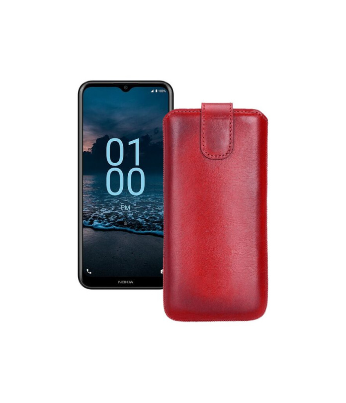 Витяжка з екошкіри для телефону Nokia G100