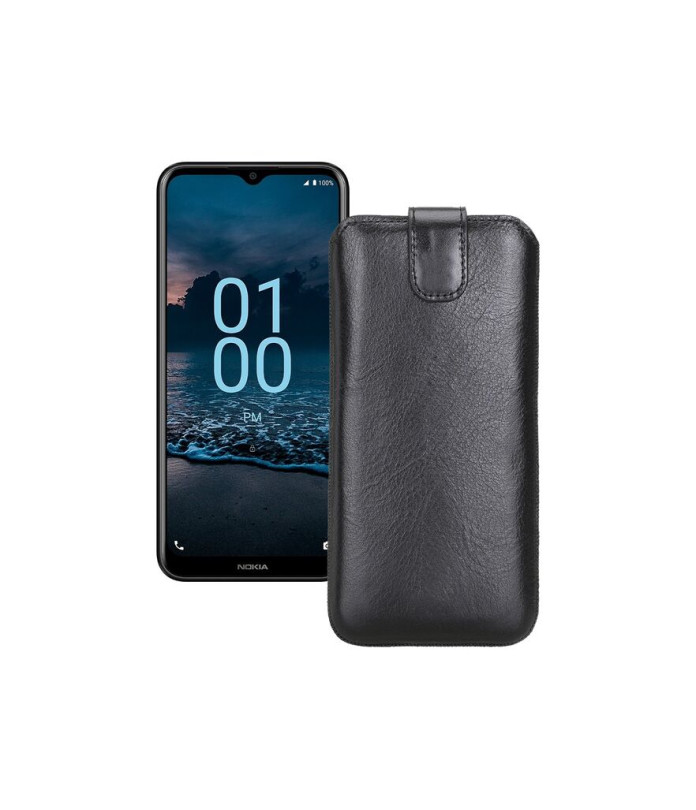 Витяжка з екошкіри для телефону Nokia G100