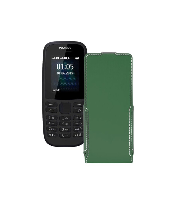 Чохол-флип з екошкіри для телефону Nokia 105 (2019)