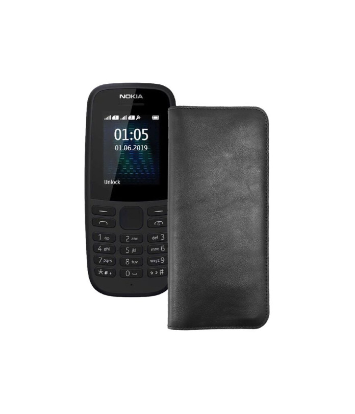 Портмоне з шкіри для телефону Nokia 105 (2019)