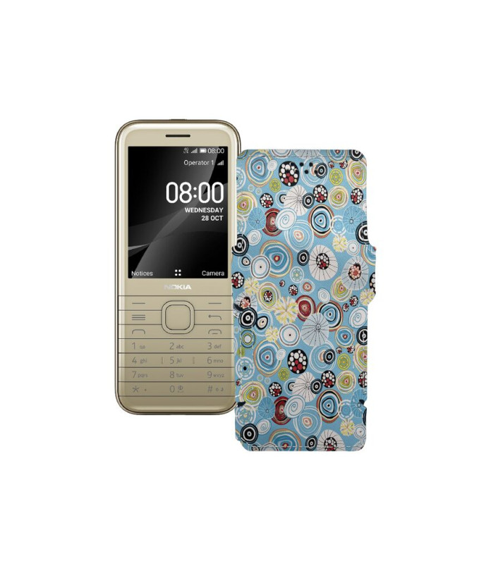 Чохол-книжка з екошкіри для телефону Nokia 8000 4G