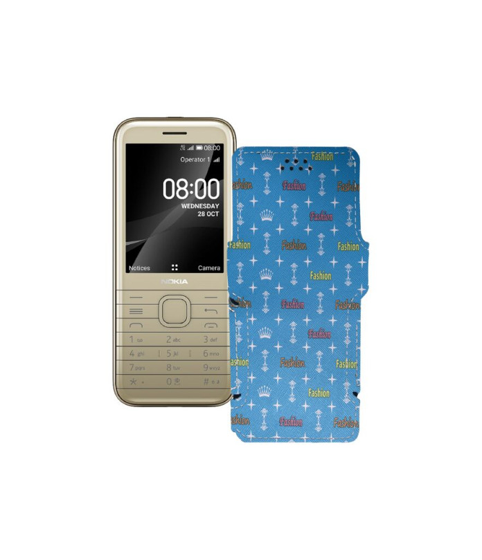 Чохол-книжка з екошкіри для телефону Nokia 8000 4G