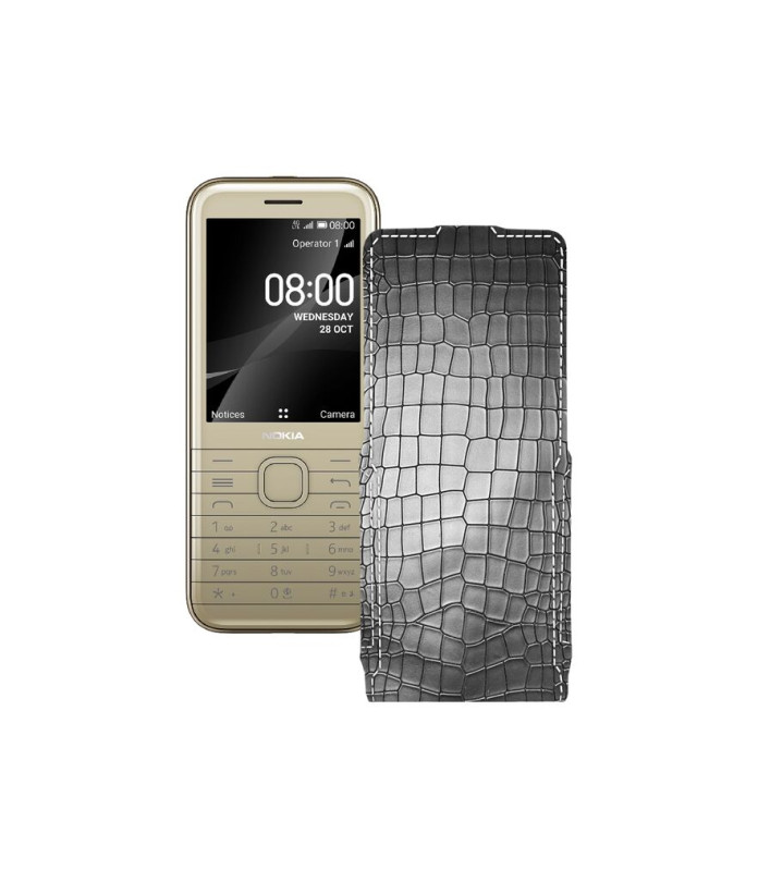 Чохол-флип з екошкіри для телефону Nokia 8000 4G