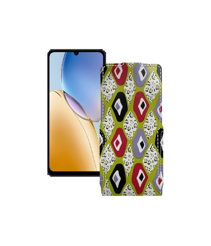 Чохол-флип з екошкіри для телефону ZTE Blade A56