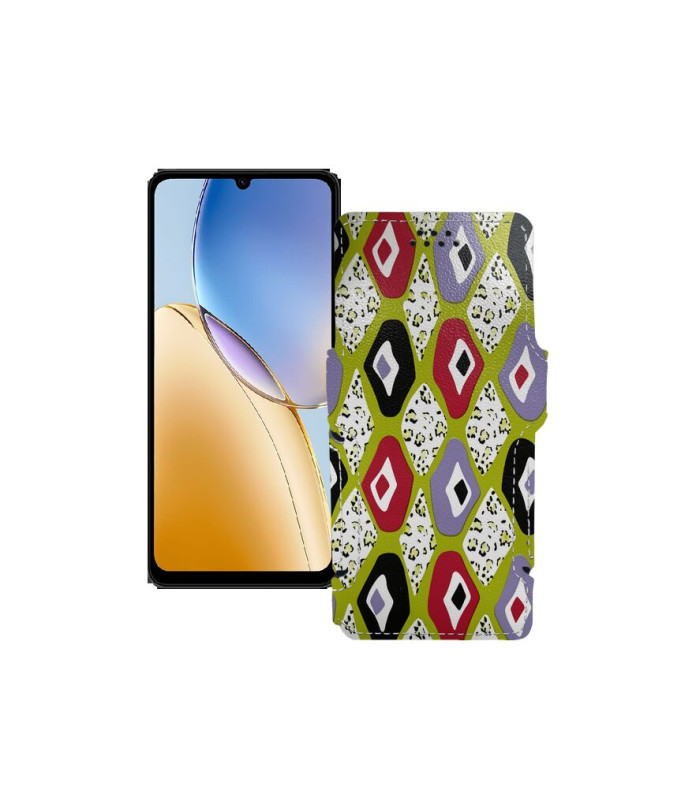 Чохол-книжка з екошкіри для телефону ZTE Blade A56