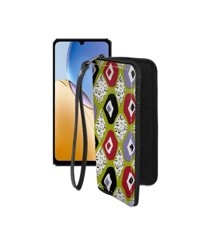 Чохол-гаманець з екошкіри для телефону ZTE Blade A56