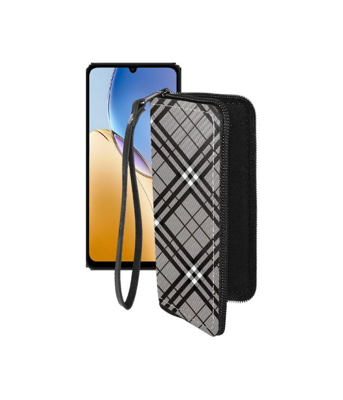 Чохол-гаманець з екошкіри для телефону ZTE Blade A56