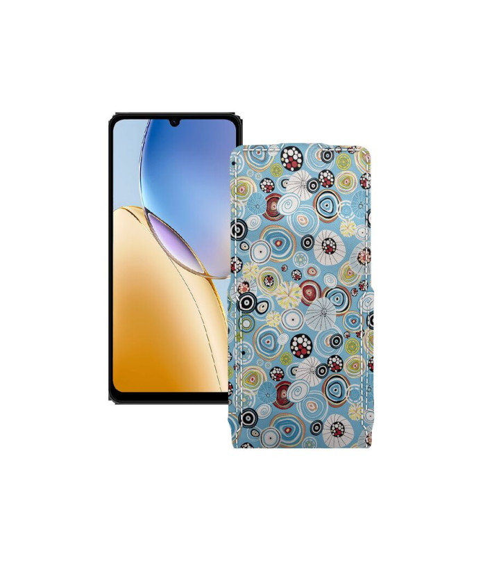 Чохол-флип з екошкіри для телефону ZTE Blade A56