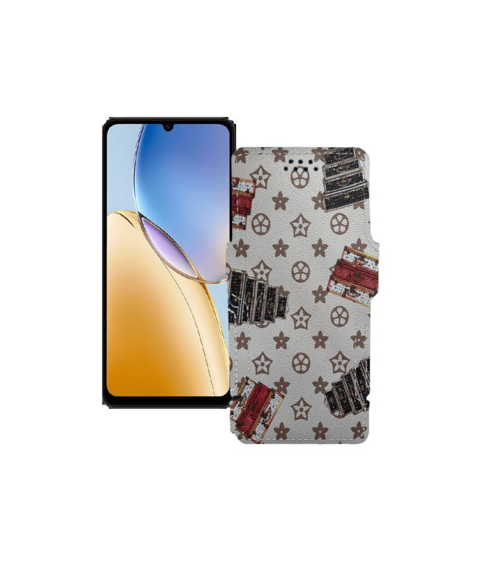 Чохол-книжка з екошкіри для телефону ZTE Blade A56