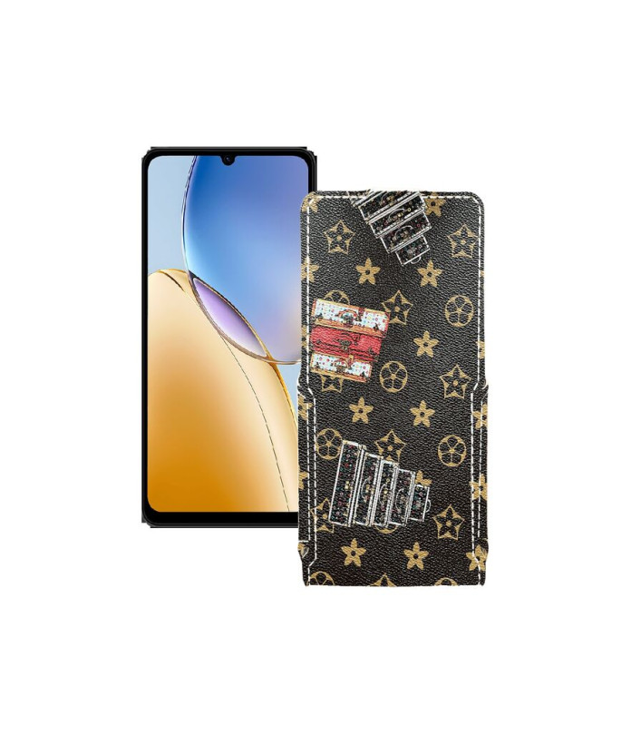 Чохол-флип з екошкіри для телефону ZTE Blade A56