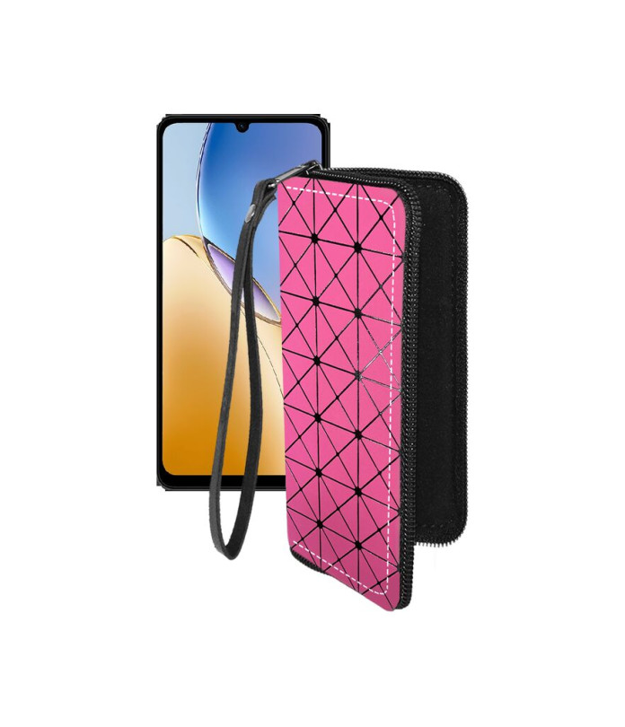 Чохол-гаманець з екошкіри для телефону ZTE Blade A56