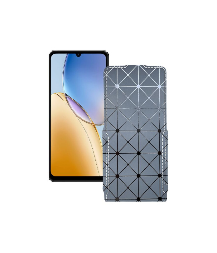 Чохол-флип з екошкіри для телефону ZTE Blade A56