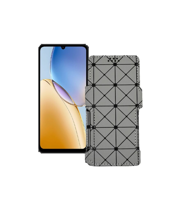 Чохол-книжка з екошкіри для телефону ZTE Blade A56