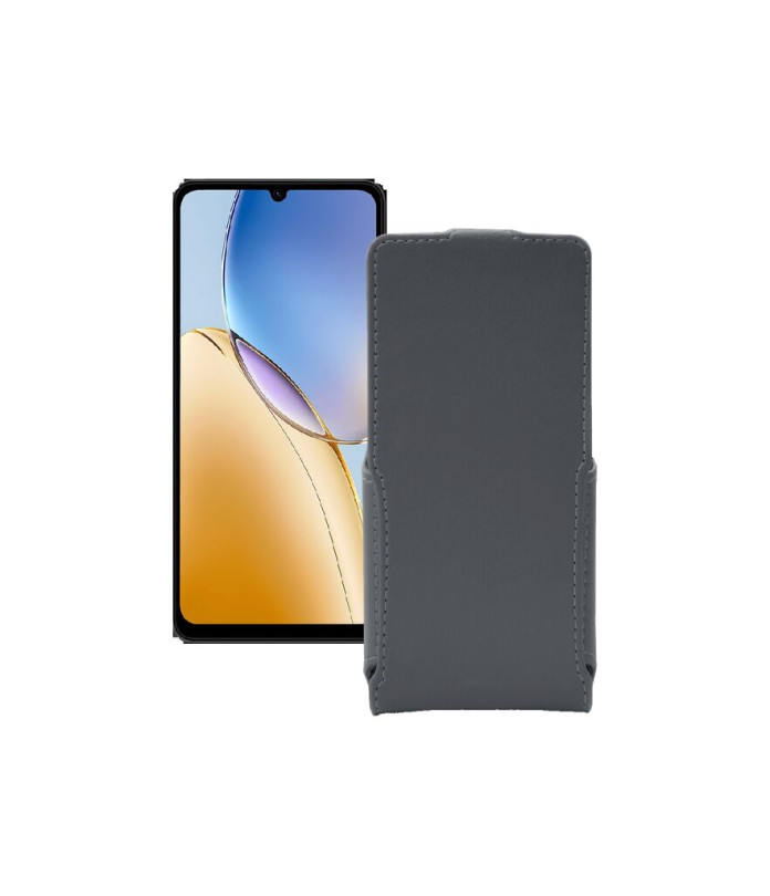 Чохол-флип з екошкіри для телефону ZTE Blade A56