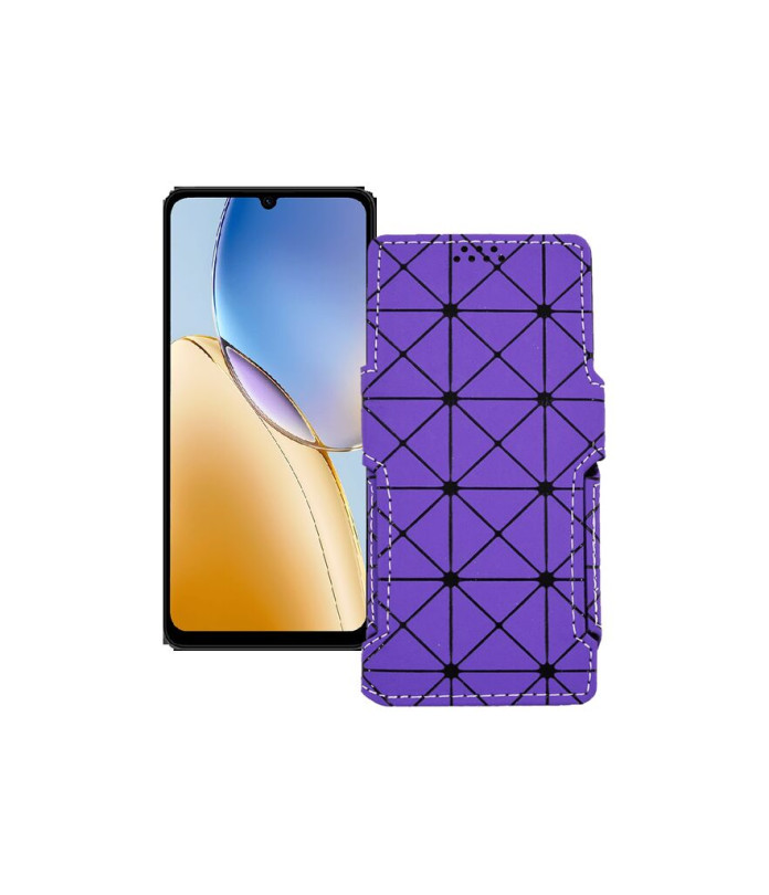 Чохол-книжка з екошкіри для телефону ZTE Blade A56