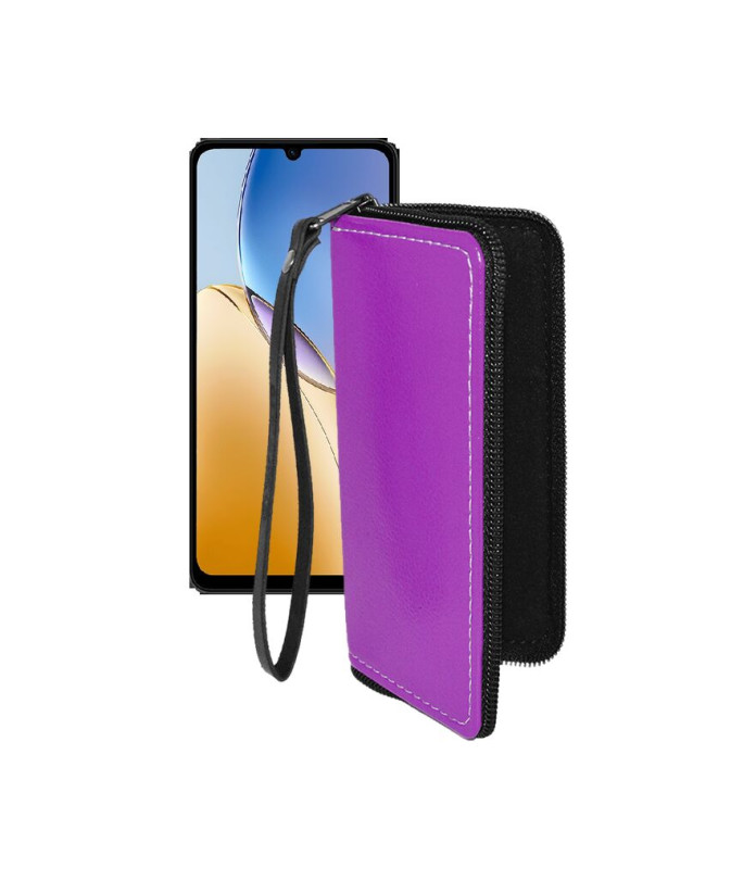 Чохол-гаманець з екошкіри для телефону ZTE Blade A56