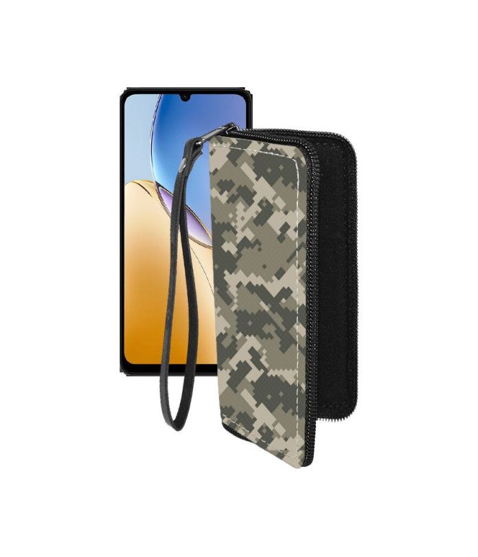 Чохол-гаманець з екошкіри для телефону ZTE Blade A56