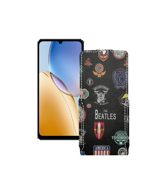 Чохол-флип з екошкіри для телефону ZTE Blade A56