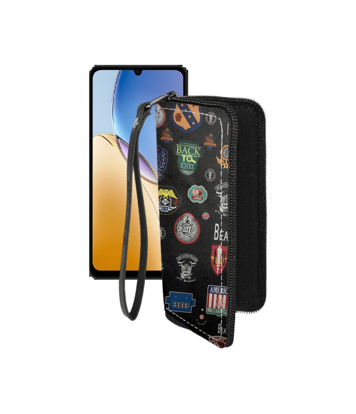 Чохол-гаманець з екошкіри для телефону ZTE Blade A56