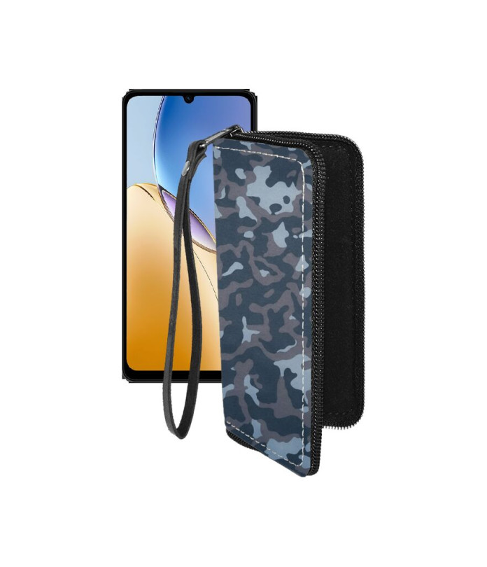 Чохол-гаманець з екошкіри для телефону ZTE Blade A56