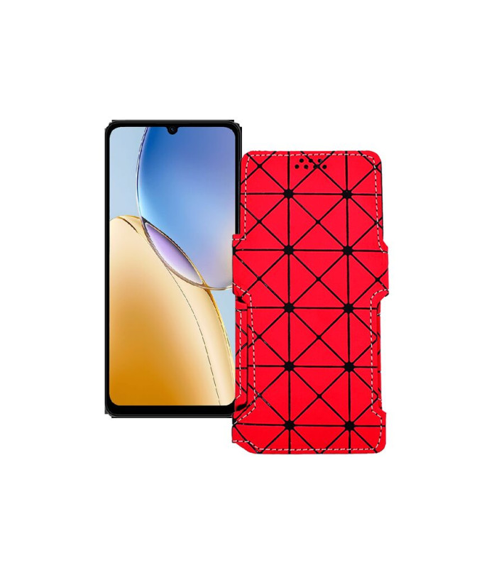 Чохол-книжка з екошкіри для телефону ZTE Blade A56