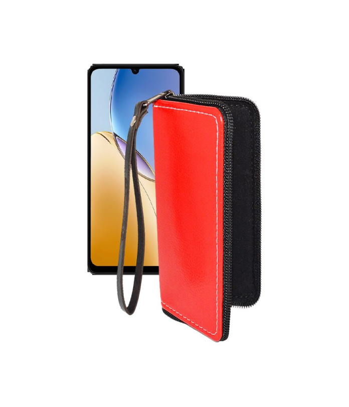 Чохол-гаманець з екошкіри для телефону ZTE Blade A56