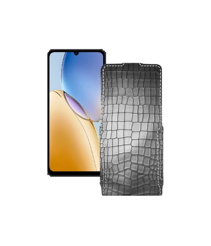 Чохол-флип з екошкіри для телефону ZTE Blade A56