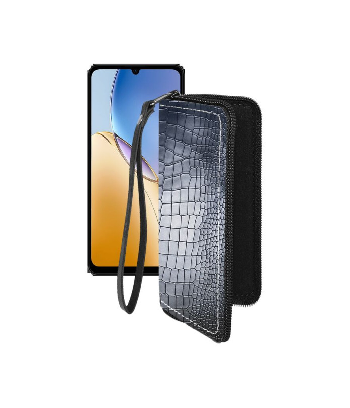 Чохол-гаманець з екошкіри для телефону ZTE Blade A56