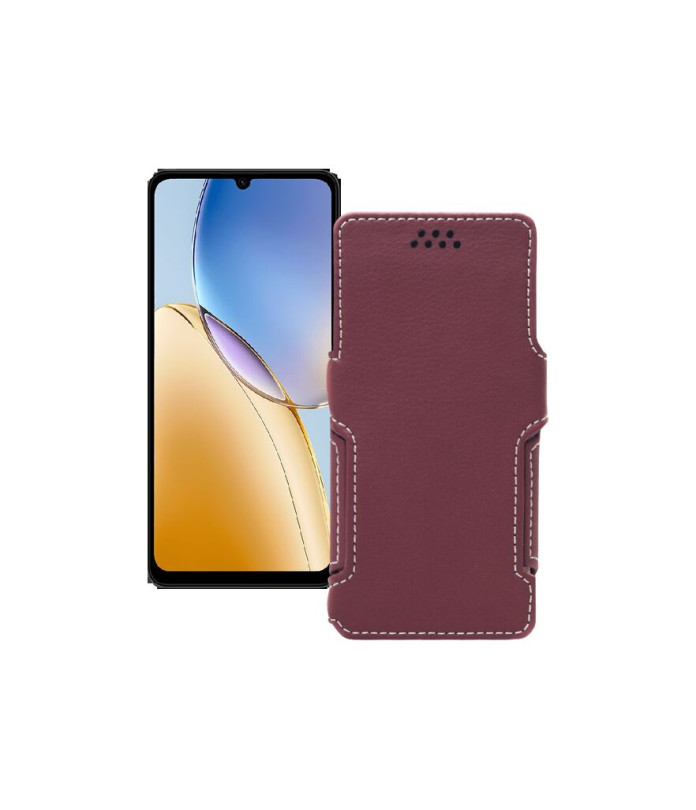 Чохол-книжка з екошкіри для телефону ZTE Blade A56