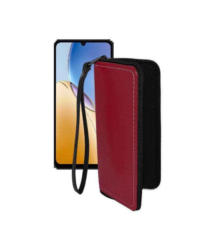 Чохол-гаманець з екошкіри для телефону ZTE Blade A56