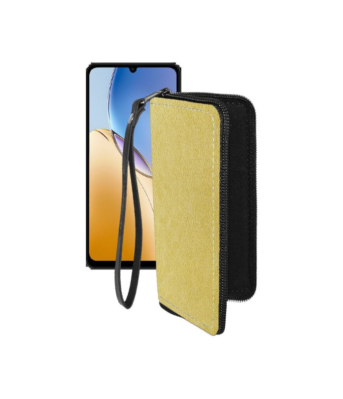 Чохол-гаманець з екошкіри для телефону ZTE Blade A56